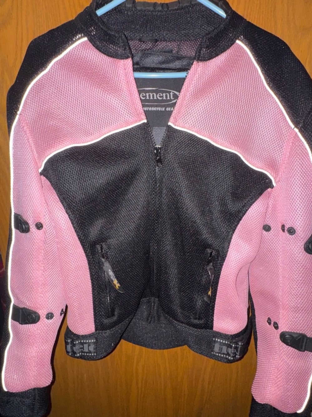 Element Pink and Black Women's Mesh Bomber Jacket